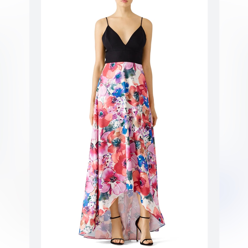 Badgley Mishka Bright Floral Gown Size 6